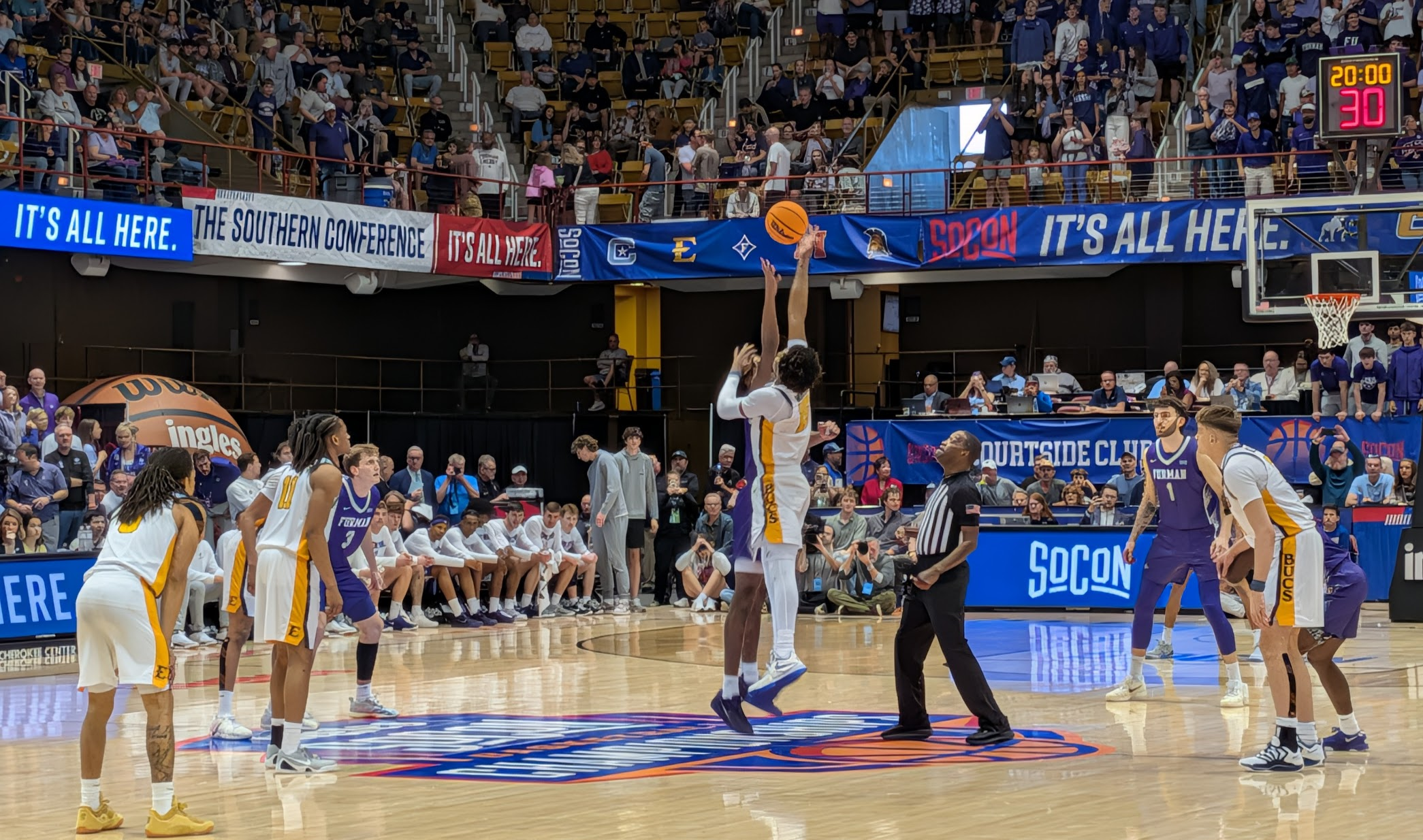 Bucs Trail Early, Fall Short in SoCon Final Against Furman 76-61