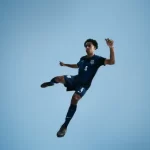 Tyler Adams debuting the USNMT new Stars kit ahead of the World Cup