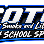 Logo for SOTS High School Sports featuring a football, basketball, baseball, a microphone, and bold blue-outlined white text.