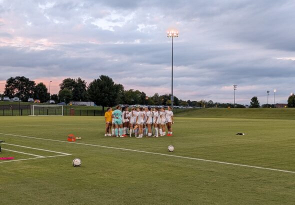 ETSU Bucs Women's Soccer Huddle