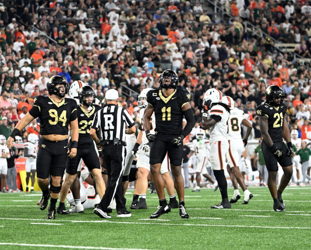 wake forest Miami hurricanes acc 9/18/2026