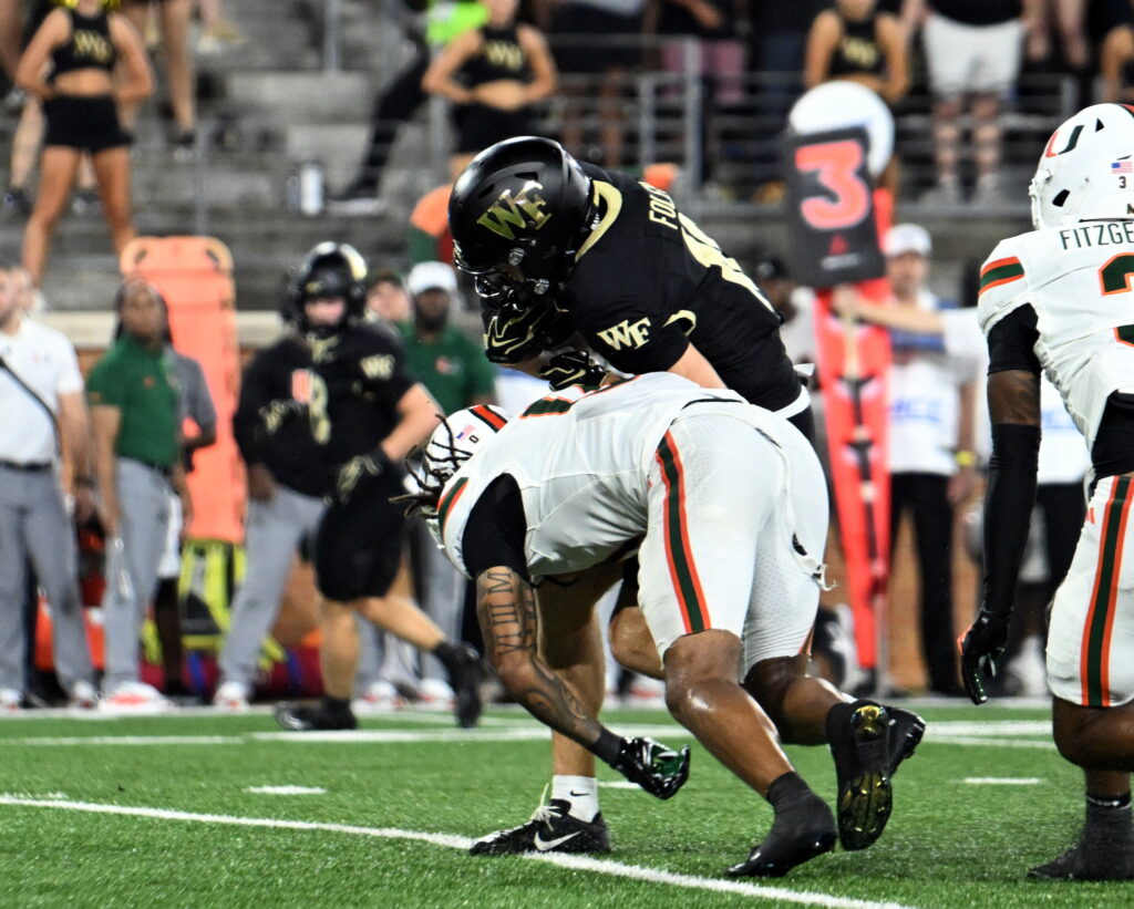 wake forest Miami acc match up sept 18 2026