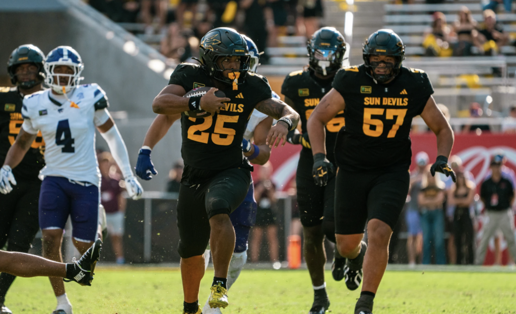 ASU Freshman Cardae Mack does his thing for ASU.