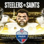 Pittsburgh steelers, New Orleans saints Paris France 20206