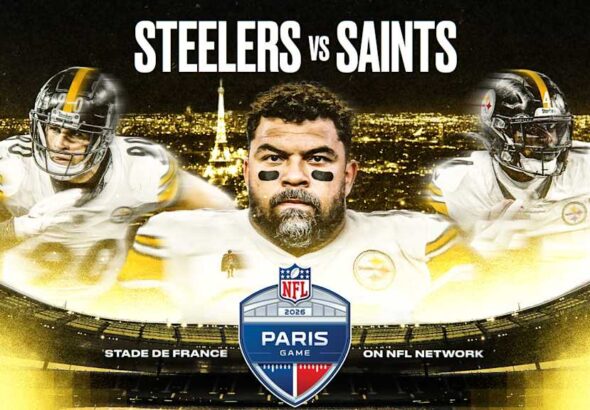 Pittsburgh steelers, New Orleans saints Paris France 20206